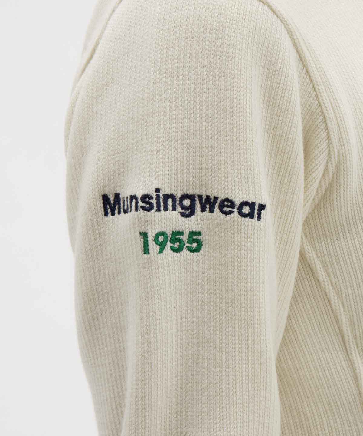 マンシングウェア Munsingwear 吸湿発熱スタンドカラーハーフジップ