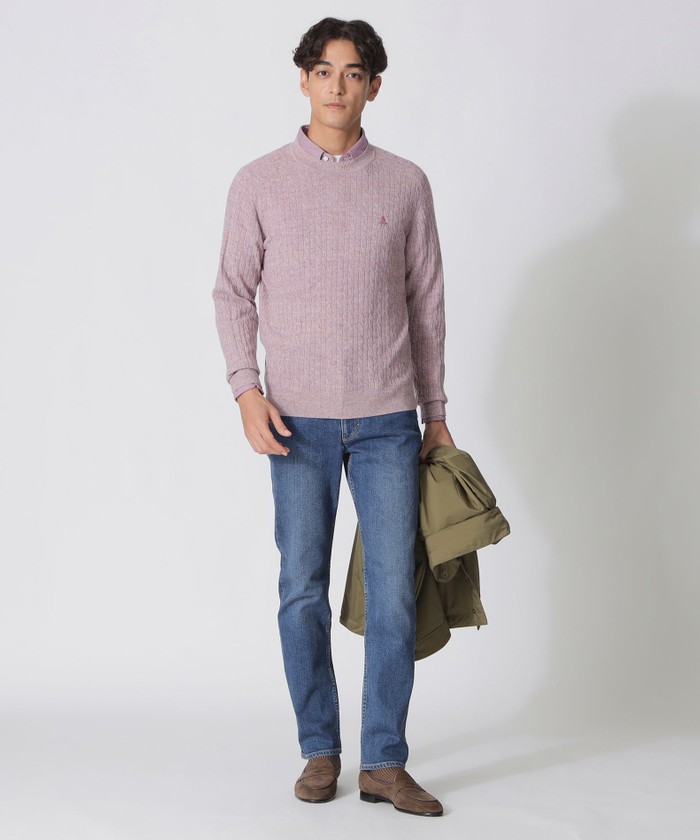 レア　1980s HOMME 麻ニットセーター レア 1980s HOMME 麻ニットセーター