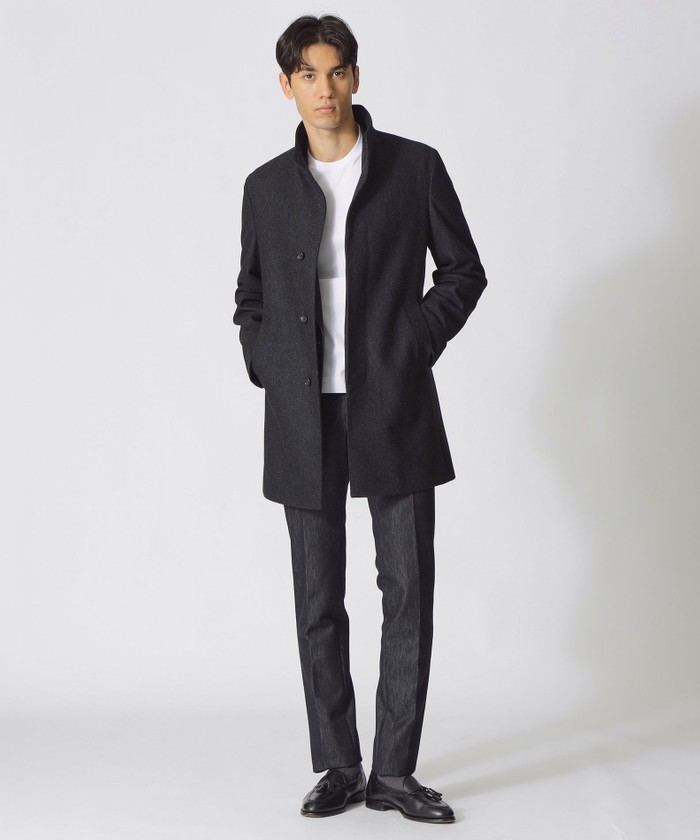 WEB・一部店舗限定】【HOUSTON】スタンドカラーコート(508594299