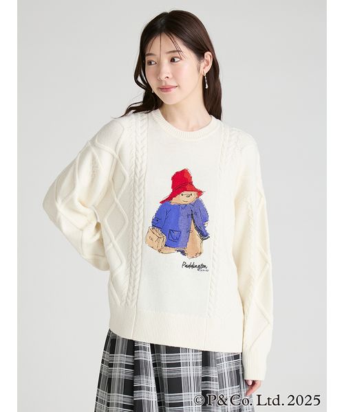 パディントン(TM)×CELFORD】ケーブルニットプルオーバー(508602207