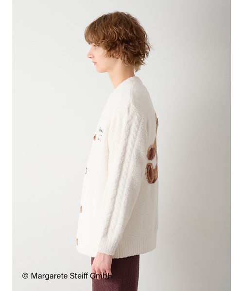 Steiff】【UNISEX】パウダージャガードカーディガン(508621628)｜阪急