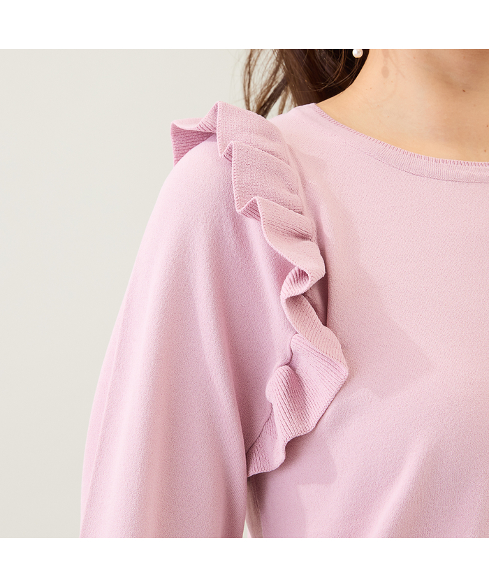 ローズティアラ RoseTiara フリルニットプルオーバー(508621963)｜阪急