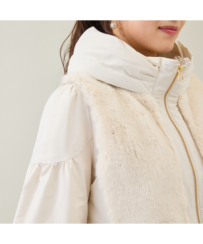 ローズティアラ（Rose Tiara）/【3WAY】ダウンベスト付きコート ローズティアラ RoseTiara 【3WAY】ダウンベスト付きコート(508621988