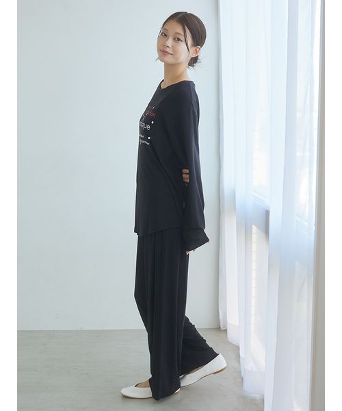 JOEL ROBUCHON】ドットワンポイントロングパンツ(508625044)｜阪急