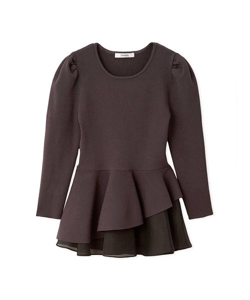 ペプラムアシメニットプルオーバー(508627978)｜阪急百貨店公式通販