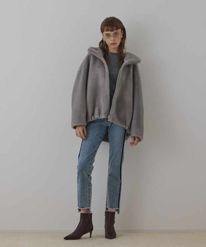 フェイクミンクフードジャケット(508628274)｜阪急百貨店公式通販