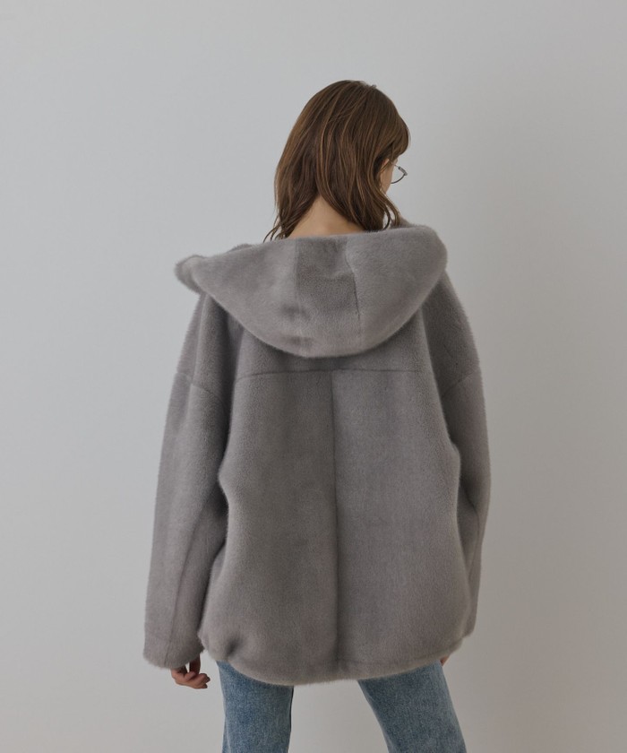 フェイクミンクフードジャケット(508628274)｜阪急百貨店公式通販