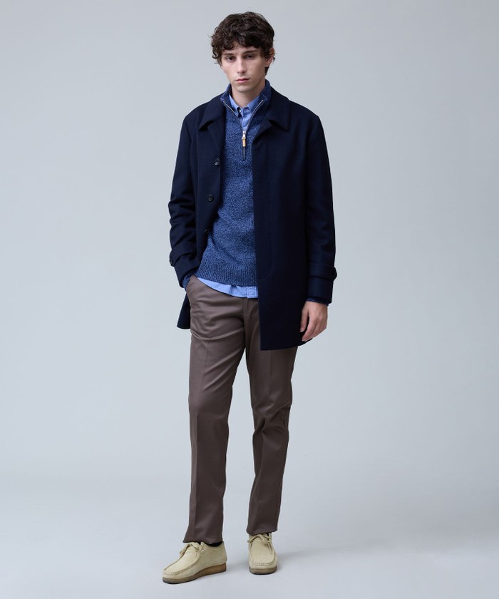 定番】ウールカシミアビーバー ドレスショートコート_25年モデル