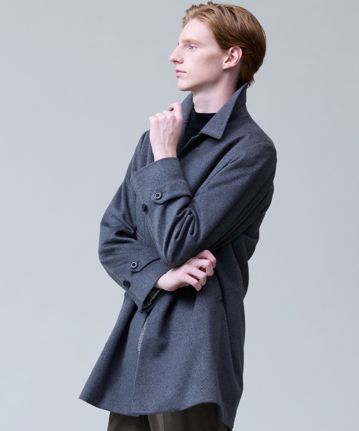 定番】ウールカシミアビーバー ドレスショートコート_25年モデル