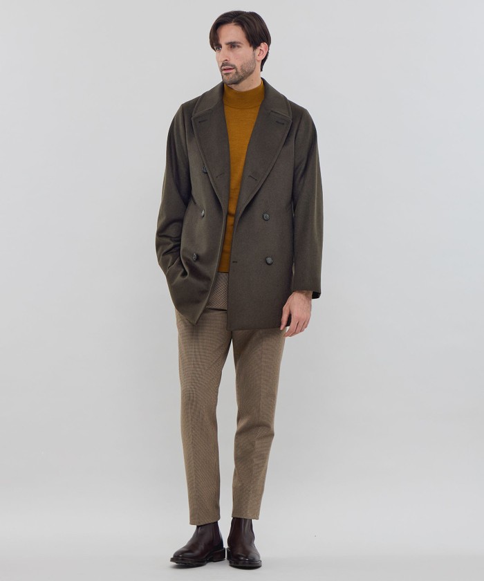 ウールカシミヤビーバーピーコート(508612073)｜HANKYU MEN'S / 阪急メンズ