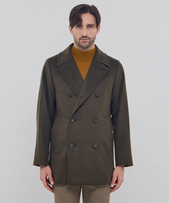 ウールカシミヤビーバーピーコート(508612073)｜HANKYU MEN'S / 阪急メンズ