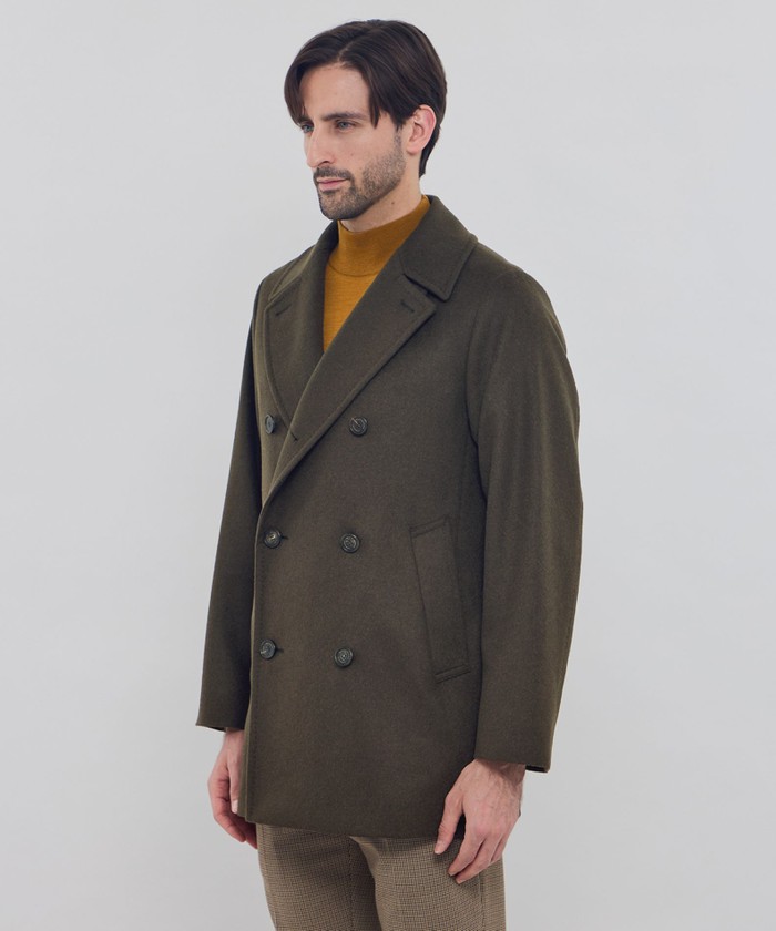 ウールカシミヤビーバーピーコート(508612073)｜HANKYU MEN'S / 阪急メンズ