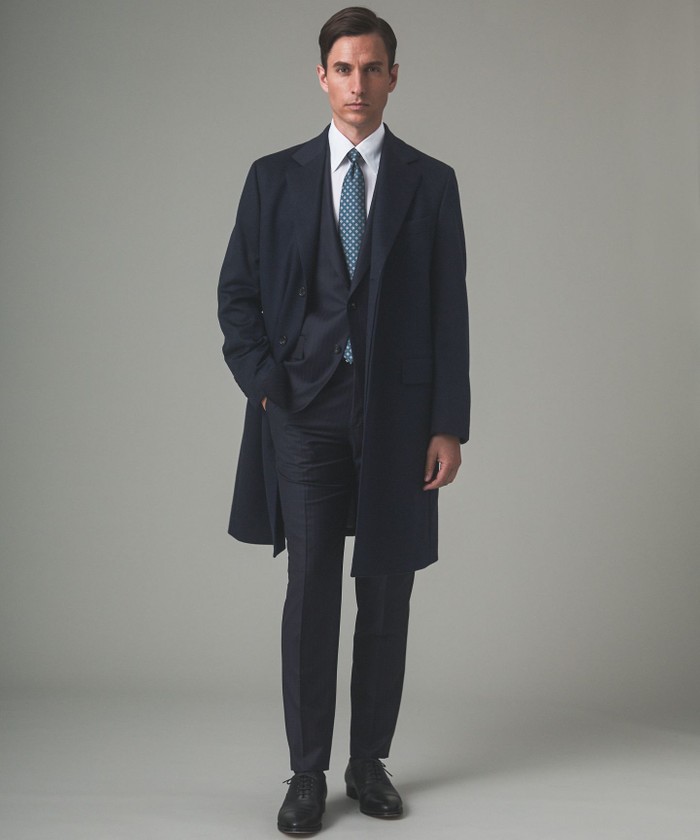 GOLD LABEL/WEB&一部店舗限定【COLOMBO】ピュアカシミヤ チェ