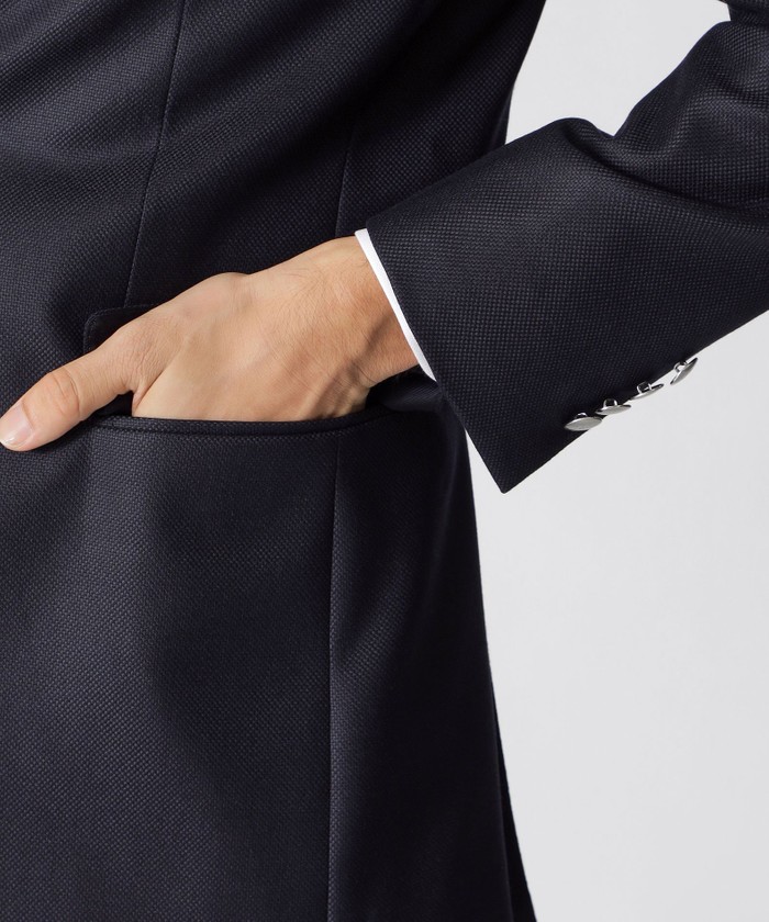 QUINTESSENTIAL】クラシックホップサックネイビーブレザー(505648298