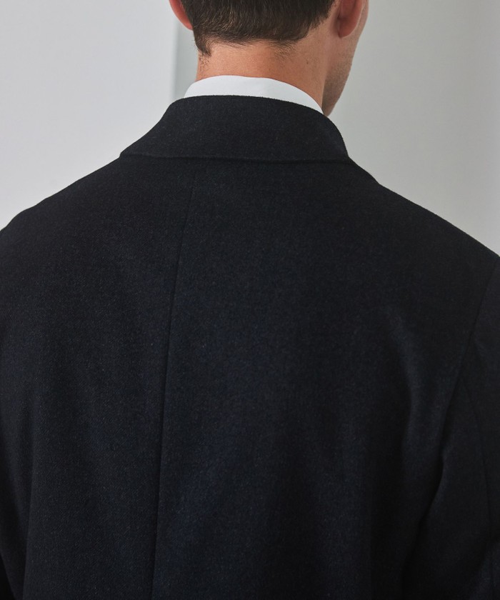 【美品】　五大陸　アンゴラ混　ロングコート　ステンカラーコート 黒 3XL ライトウェイトアンゴラ ステンカラーコート(508632807)｜HANKYU MEN'S