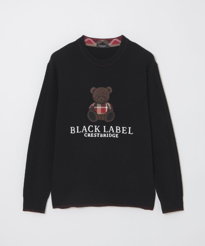 新品タグ付き❣️23年モデル‼️BRIEFING ロゴ入り セーター ブラック☆ 一部店舗限定】ベアーエンブロイダリーニット(508622318)｜HANKYU