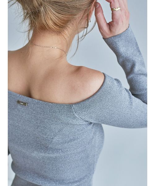 オフショルIラインニットワンピース【カンヘウォン着用】(508631294