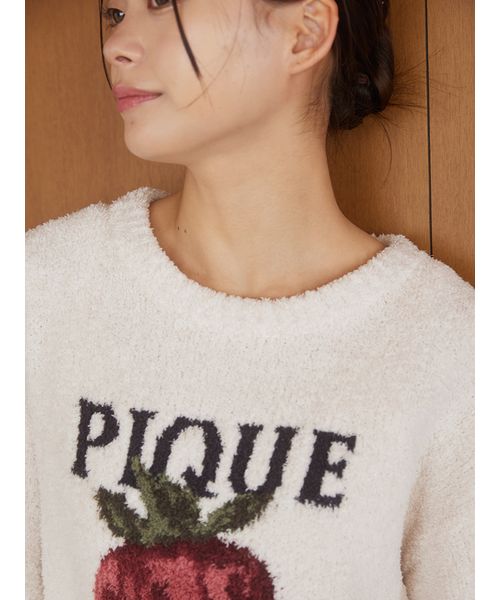 メランジストロベリージャガードプルオーバー(508636574)｜阪急百貨店