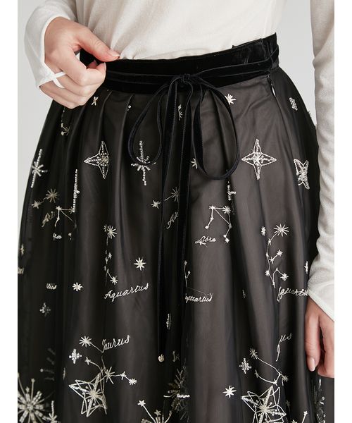 セルフォード CELFORD シアーチュールスカート （GRY） - ファッション