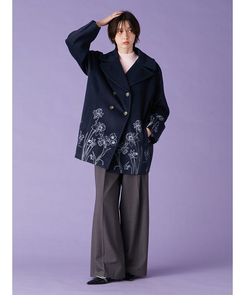 エンブロイダリーコクーンコート(508639196)｜阪急百貨店公式通販