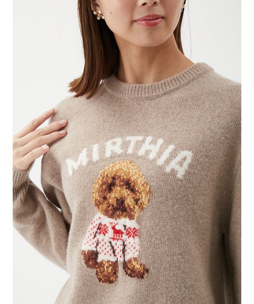 トイプードルクルーネックジャガードニット(508640677)｜阪急百貨店