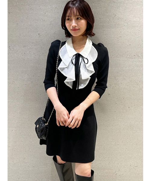 ラッフルミニニットワンピース(508640699)｜阪急百貨店公式通販サイト