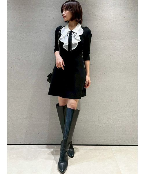 ラッフルミニニットワンピース(508640699)｜阪急百貨店公式通販サイト