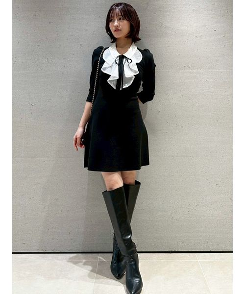 ラッフルミニニットワンピース ラッフルミニニットワンピース(508640699)｜阪急百貨店公式通販サイト