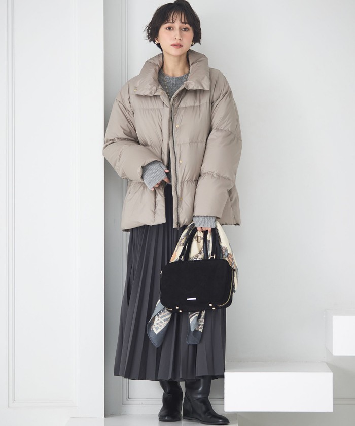 Oggi掲載】シレータフタ ハイネック ショート ダウンコート(508640810