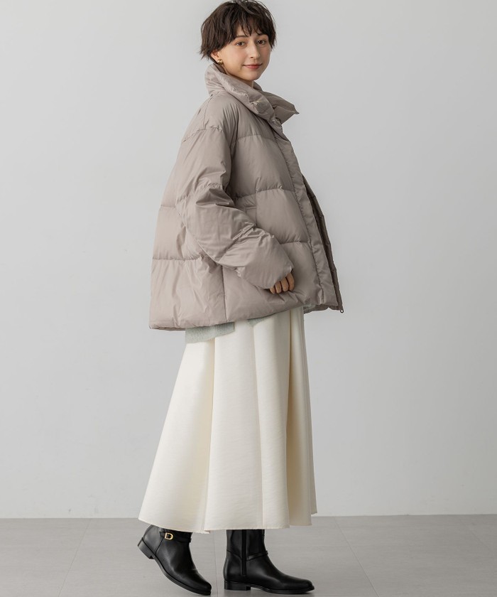 Oggi掲載】シレータフタ ハイネック ショート ダウンコート(508640810