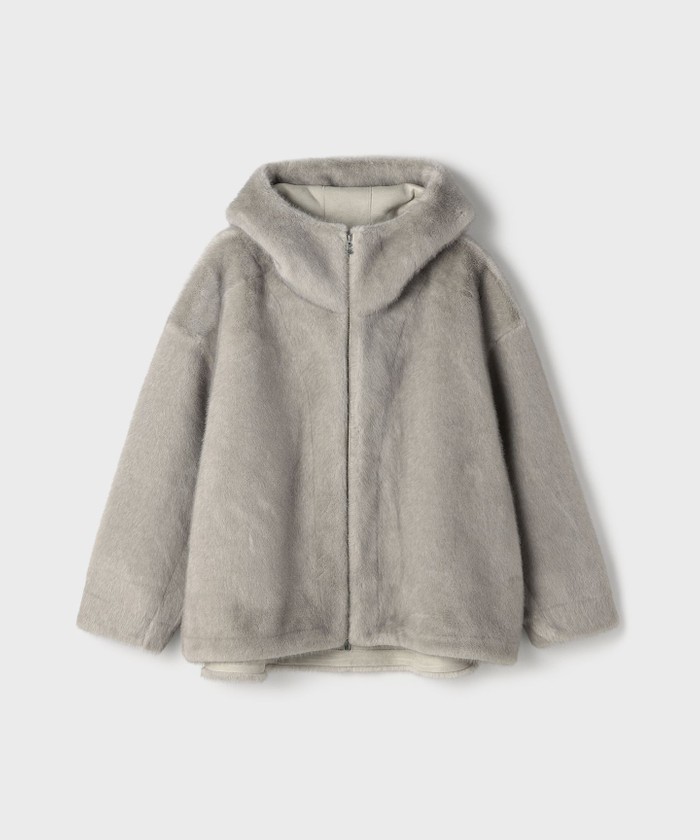 フェイクミンクフードジャケット(508628274)｜阪急百貨店公式通販