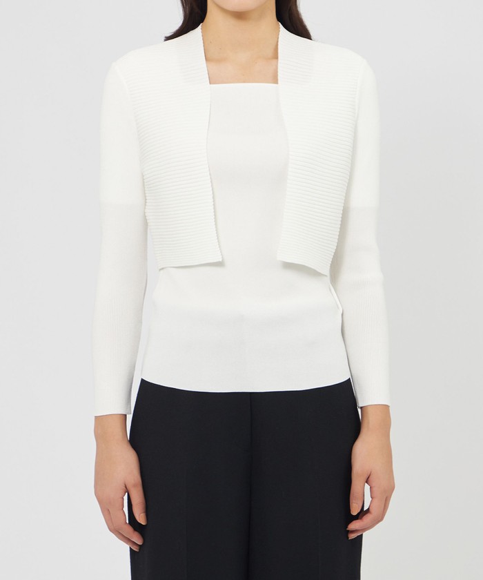 キュプラベーシック ニットボレロ(508494855)｜阪急百貨店公式通販