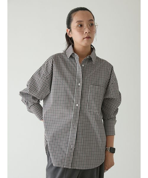 emmiロゴ刺繍シャツ(508650200)｜阪急百貨店公式通販サイト｜阪急