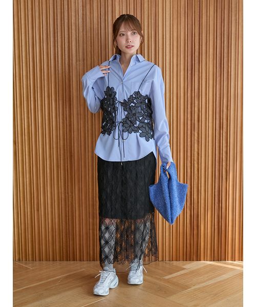 emmi（エミ） emmiロゴベーシックシャツ emmiロゴベーシックシャツ(シャツ・ブラウス)｜トップス｜emmi（エミ