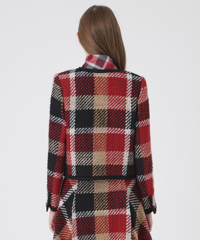 10th ANNIVERSARY】クレストブリッジチェックロービングツィードジ