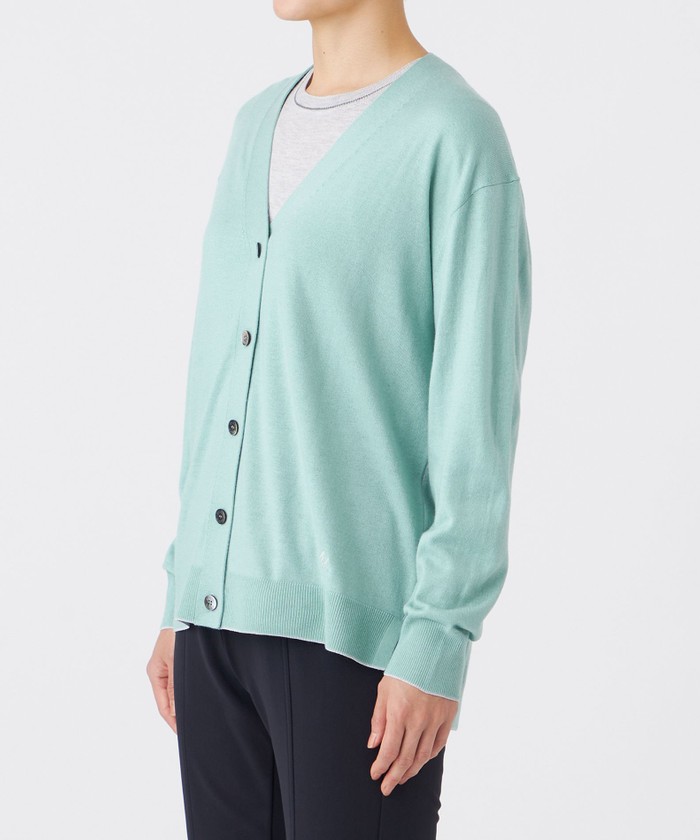 ウォッシャブル】ハイゲージラインニットカーディガン(508640303