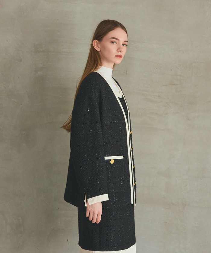 ツイードトリミングジャケット(508654472)｜阪急百貨店公式通販サイト