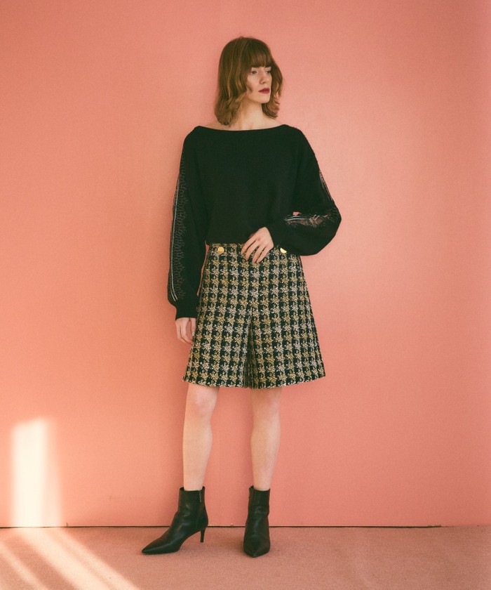 シャイニーツイードハーフパンツ(508654473)｜阪急百貨店公式通販