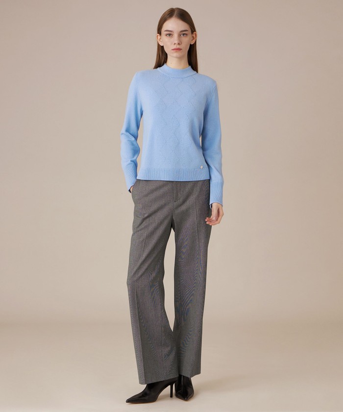 L】ウールカシミヤアーガイルニット(508648616)｜阪急百貨店公式通販