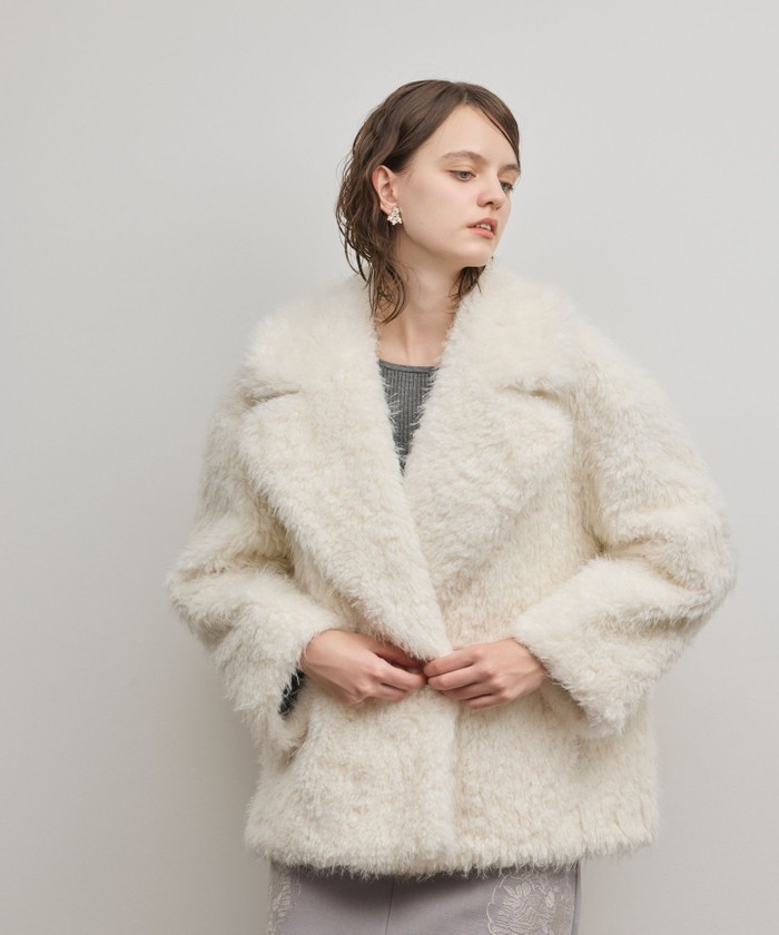 CULENI フェイクファーコート フェイクファーPコート(508664227)｜阪急百貨店公式通販サイト｜阪急