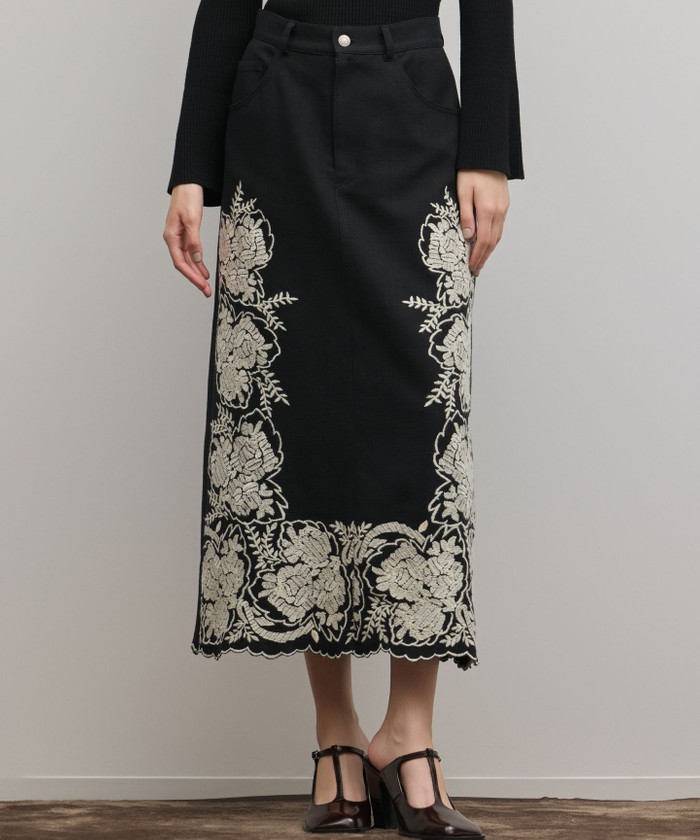 エンブロイダリータイトスカート(508664228)｜阪急百貨店公式通販