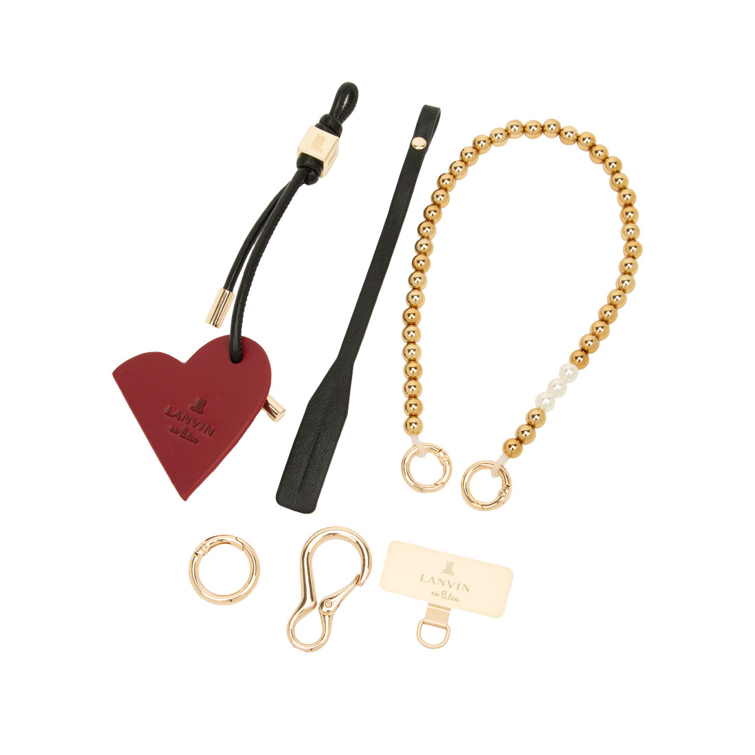 LANVIN  チャーム ランバンオンブルー フィズ キーケース キーホルダー LANVIN en Bleu