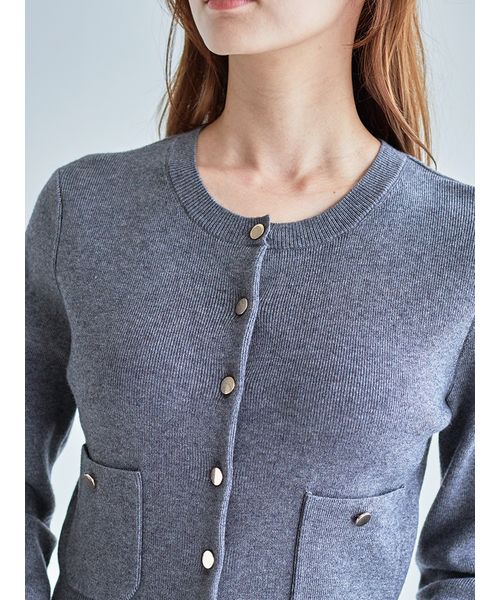 Sustainableニットカーデ×ティアードスカートセット(508669953)｜阪急