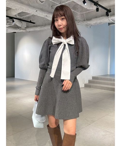 NEW YEAR'S SPECIAL ITEM】ボウタイニットセットアップ(508654930