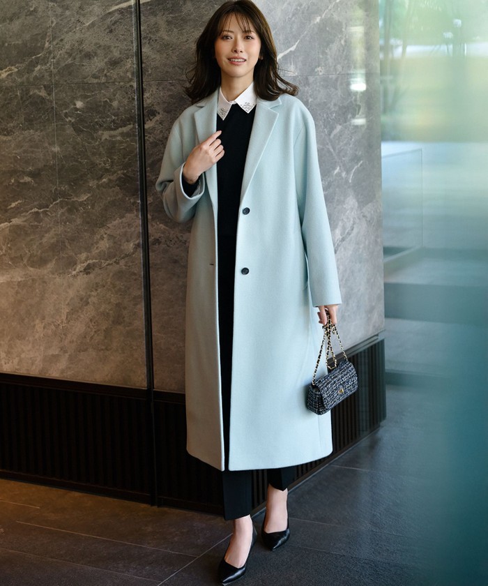 WEB&一部店舗限定】ウールモッサ チェスターコート(508677611)｜阪急