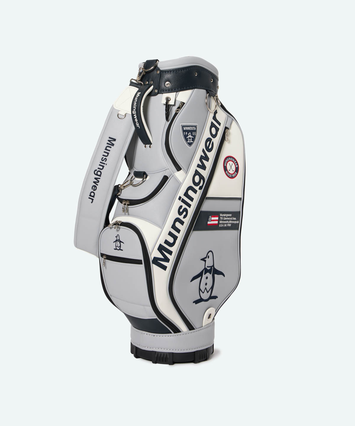 Munsingwear ゴルフバッグ・キャディバッグ Munsingwear（マンシングウェア） ゴルフ 9.5型 大口径 キャディバッグ
