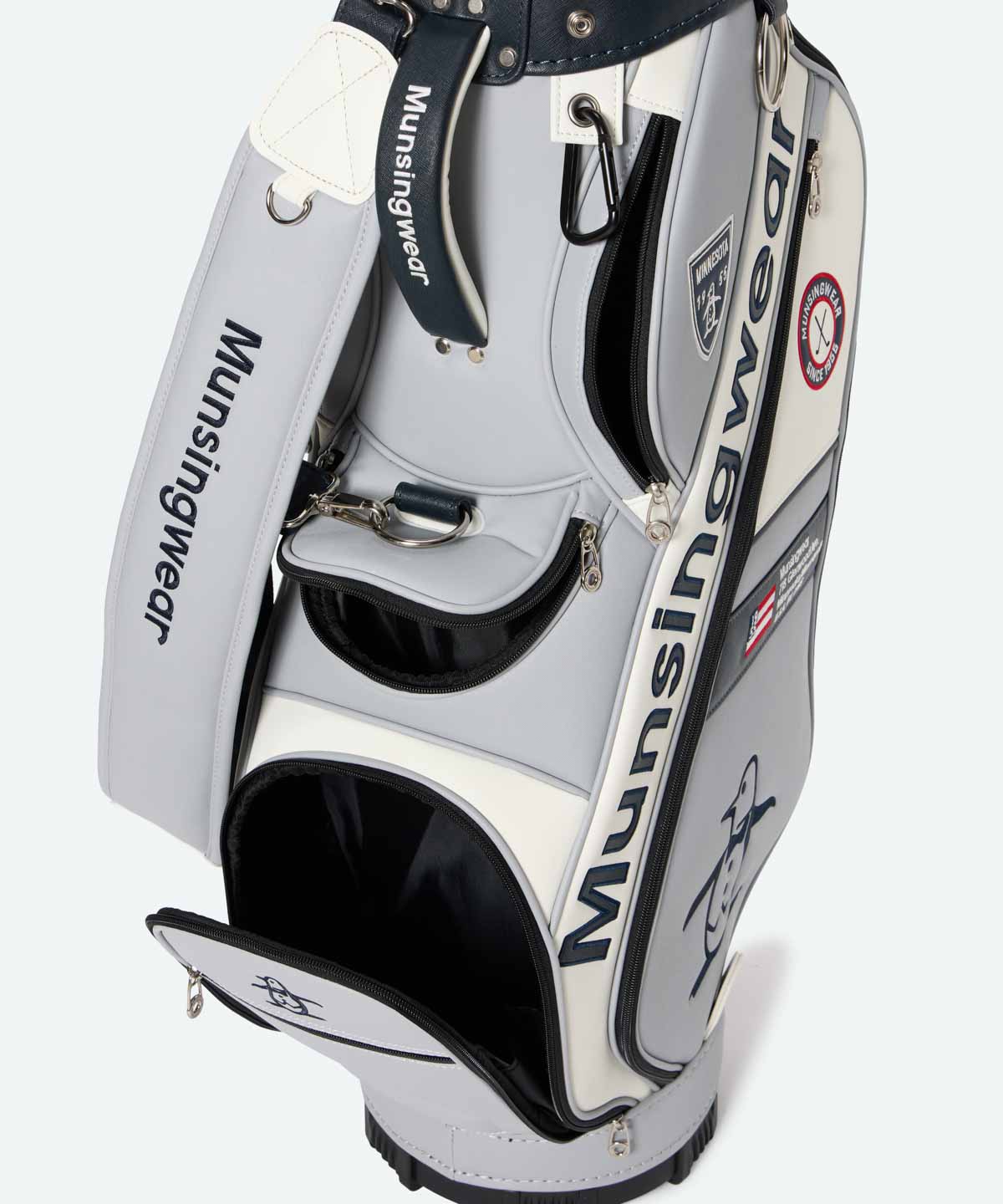 Munsingwear ゴルフバッグ・キャディバッグ Munsingwear（マンシングウェア） ゴルフ 9.5型 大口径 キャディバッグ