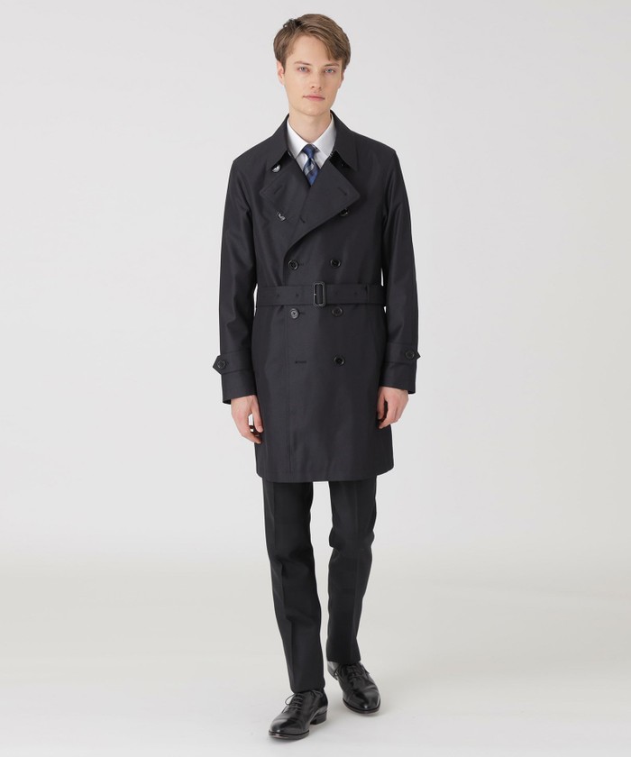 一部店舗限定】ギャバジンダブルトレンチコート(508679402)｜HANKYU