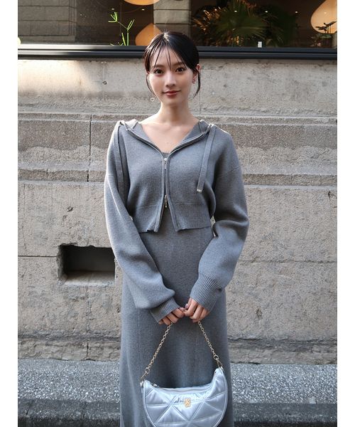 ジップパーカ&キャミワンピースセット(508681690)｜阪急百貨店公式通販