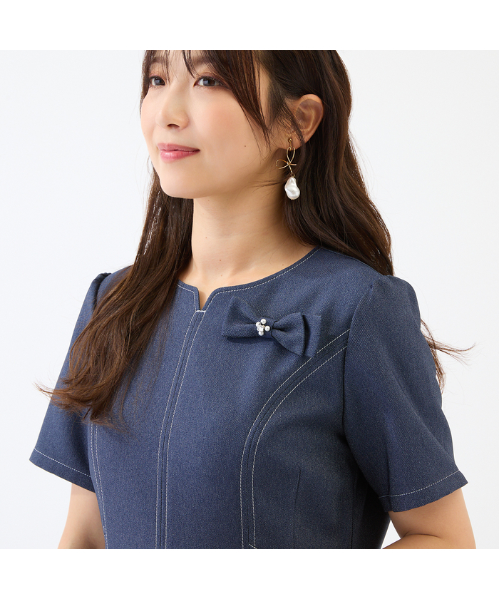 ローズティアラ RoseTiara 【イージーケア/伸縮性◎】デニムライク